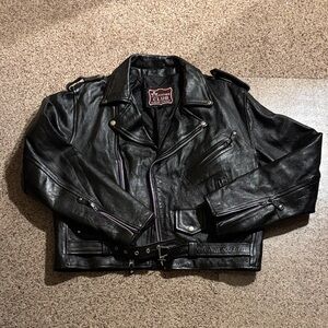 Men's Black Leather Jacket